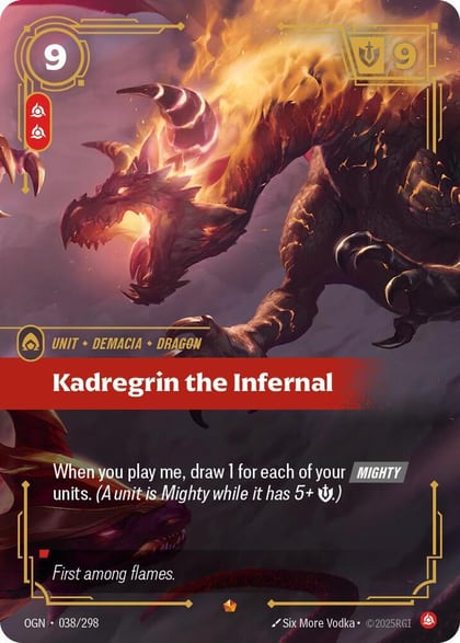 Kadregrin the Infernal, Origins 038/298