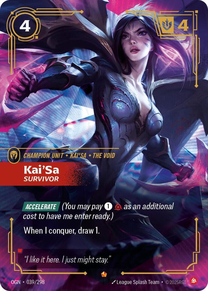 Kai'Sa - Survivor, Origins 039/298