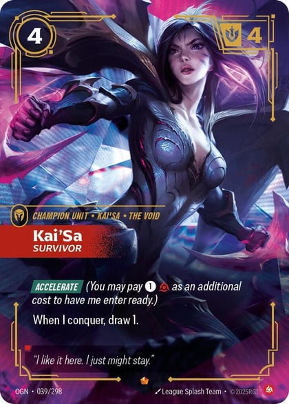 Kai'Sa - Survivor, Origins 039/298