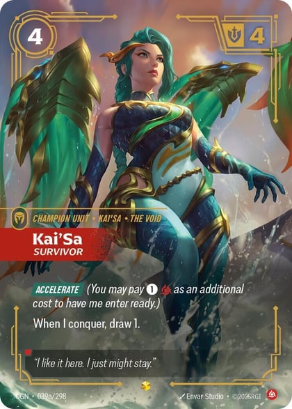 Kai'Sa - Survivor (Alternate Art), Origins 039a/298