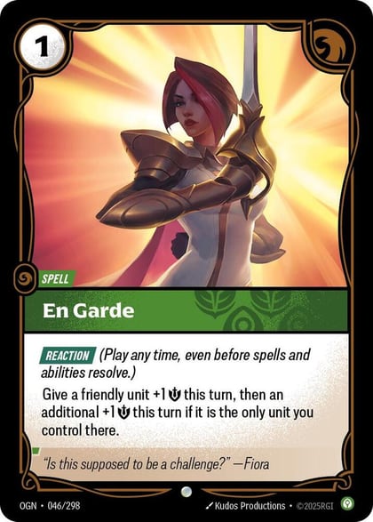 En Garde, Origins 046/298