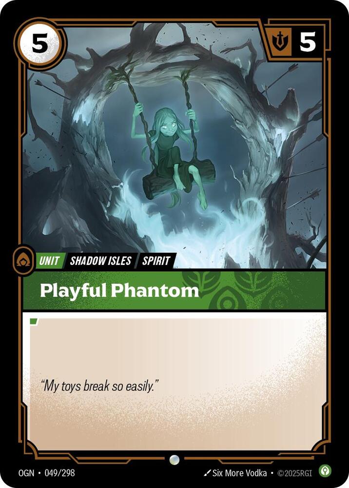 Playful Phantom, Origins 049/298