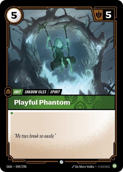 Playful Phantom, Origins 049/298