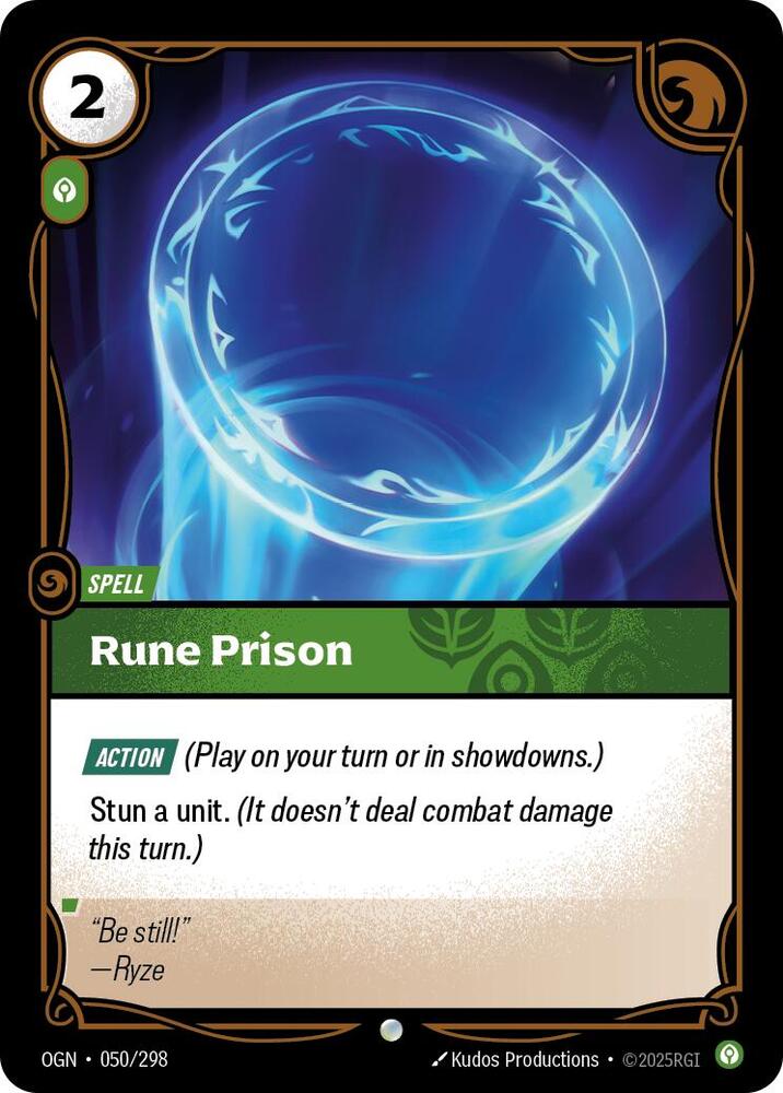 Rune Prison, Origins 050/298