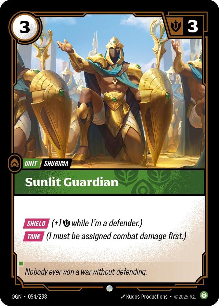 Sunlit Guardian, Origins 054/298