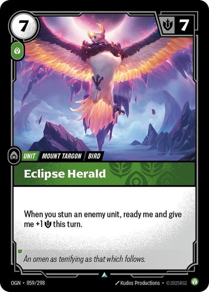 Eclipse Herald, Origins 059/298