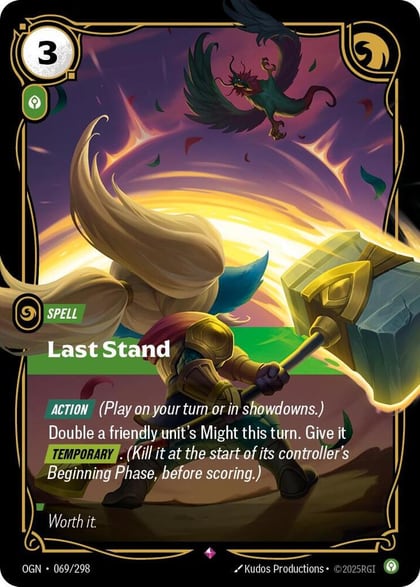Last Stand, Origins 069/298