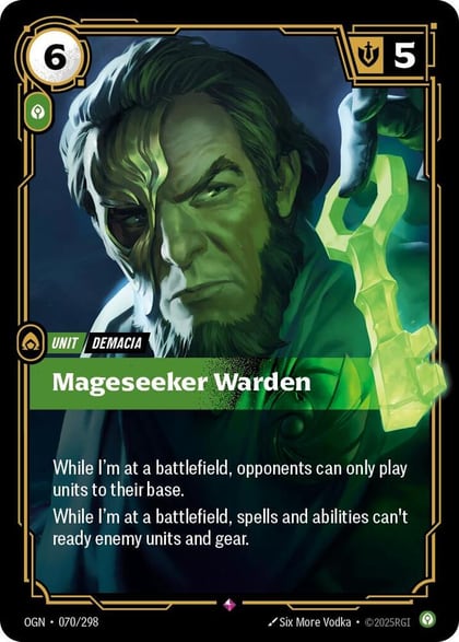Mageseeker Warden, Origins 070/298