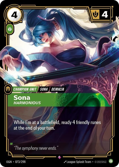 Sona - Harmonious, Origins 073/298