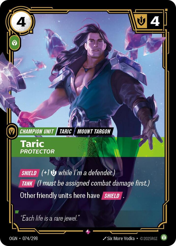 Taric - Protector, Origins 074/298