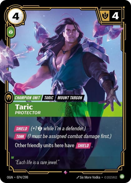 Taric - Protector, Origins 074/298