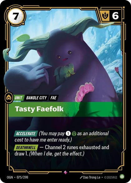 Tasty Faefolk, Origins 075/298