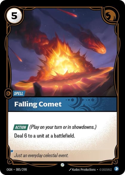 Falling Comet, Origins 085/298