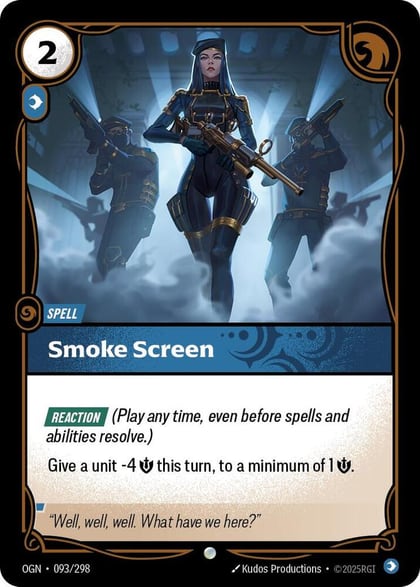 Smoke Screen, Origins 093/298