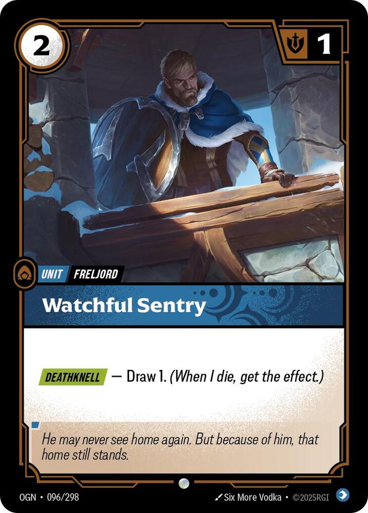 Watchful Sentry, Origins 096/298