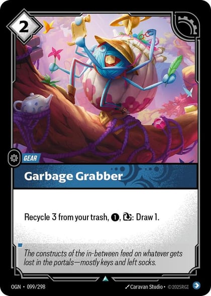 Garbage Grabber, Origins 099/298