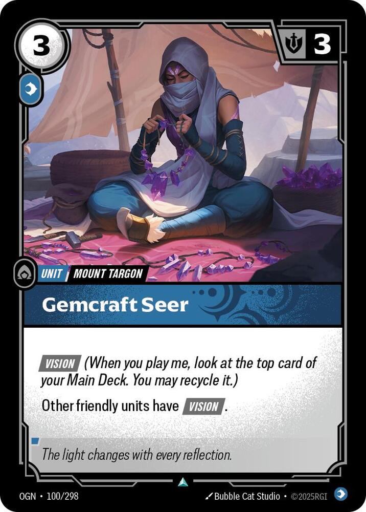 Gemcraft Seer, Origins 100/298