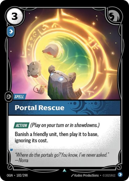 Portal Rescue, Origins 102/298