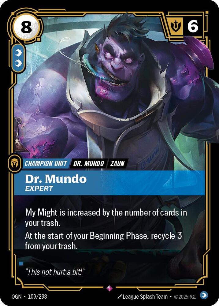 Dr. Mundo - Expert, Origins 109/298