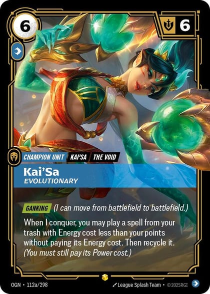 Kai'Sa - Evolutionary (Alternate Art), Origins 112a/298