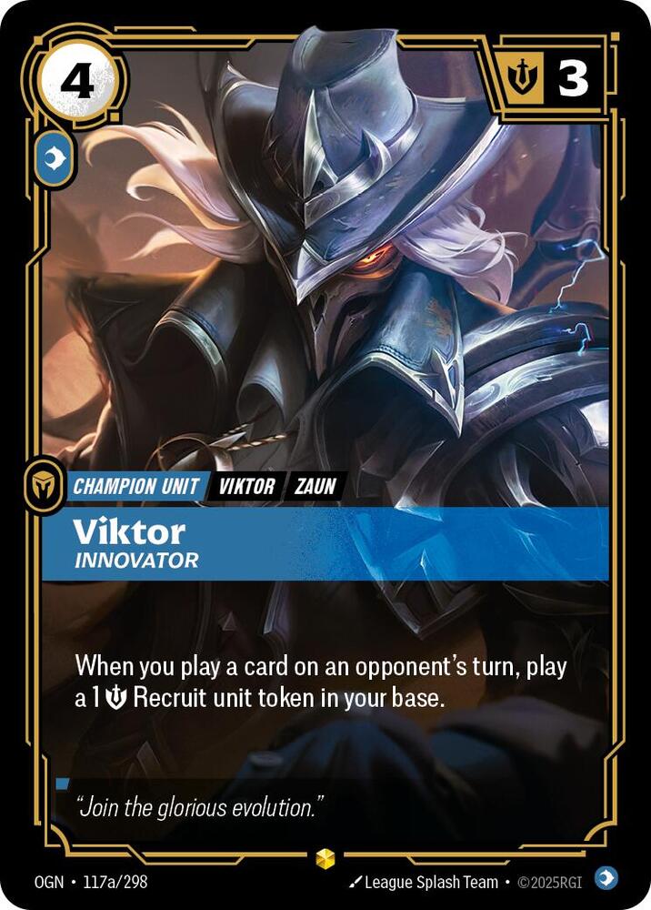Viktor - Innovator (Alternate Art), Origins 117a/298