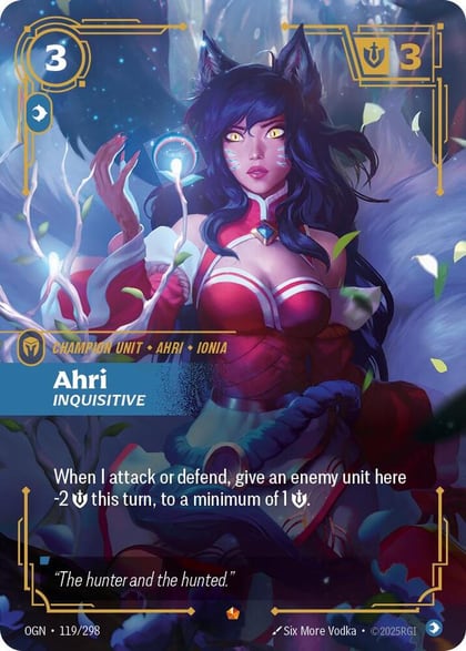 Ahri - Inquisitive, Origins 119/298