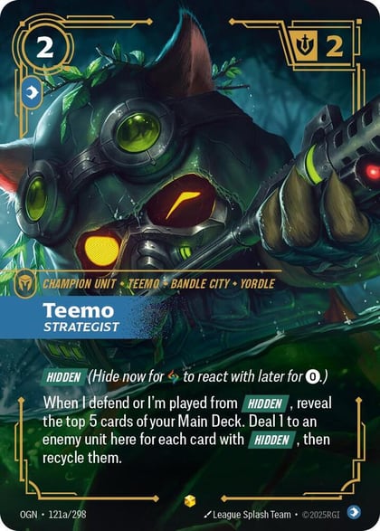 Teemo - Strategist (Alternate Art), Origins 121a/298