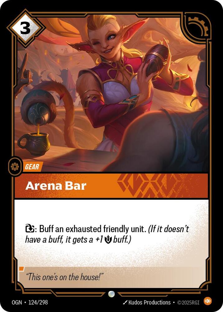 Arena Bar, Origins 124/298