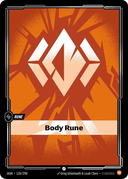 Body Rune, Origins 126/298