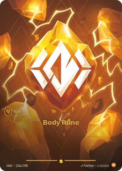 Body Rune (Alternate Art), Origins 126a/298