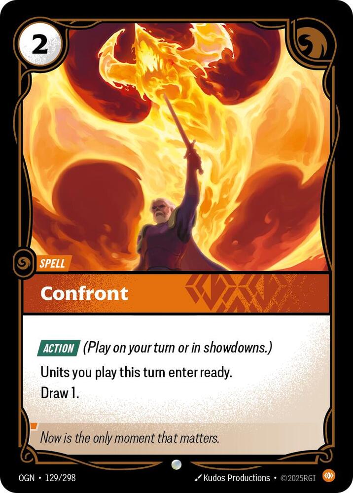 Confront, Origins 129/298