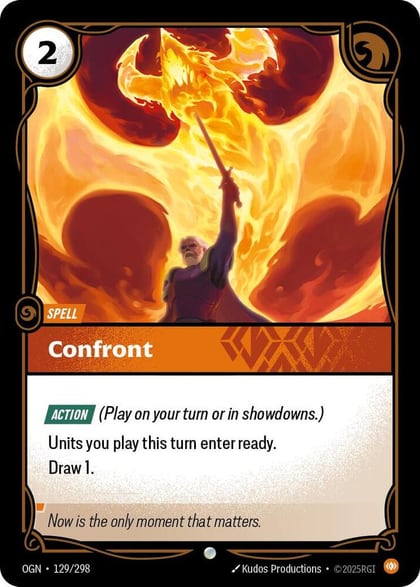 Confront, Origins 129/298