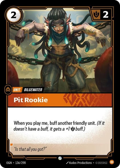 Pit Rookie, Origins 136/298