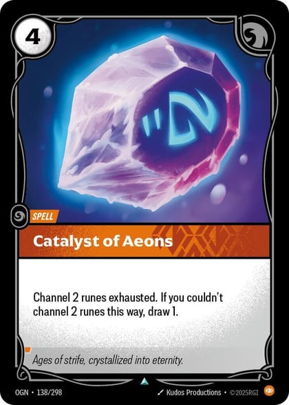 Catalyst of Aeons, Origins 138/298