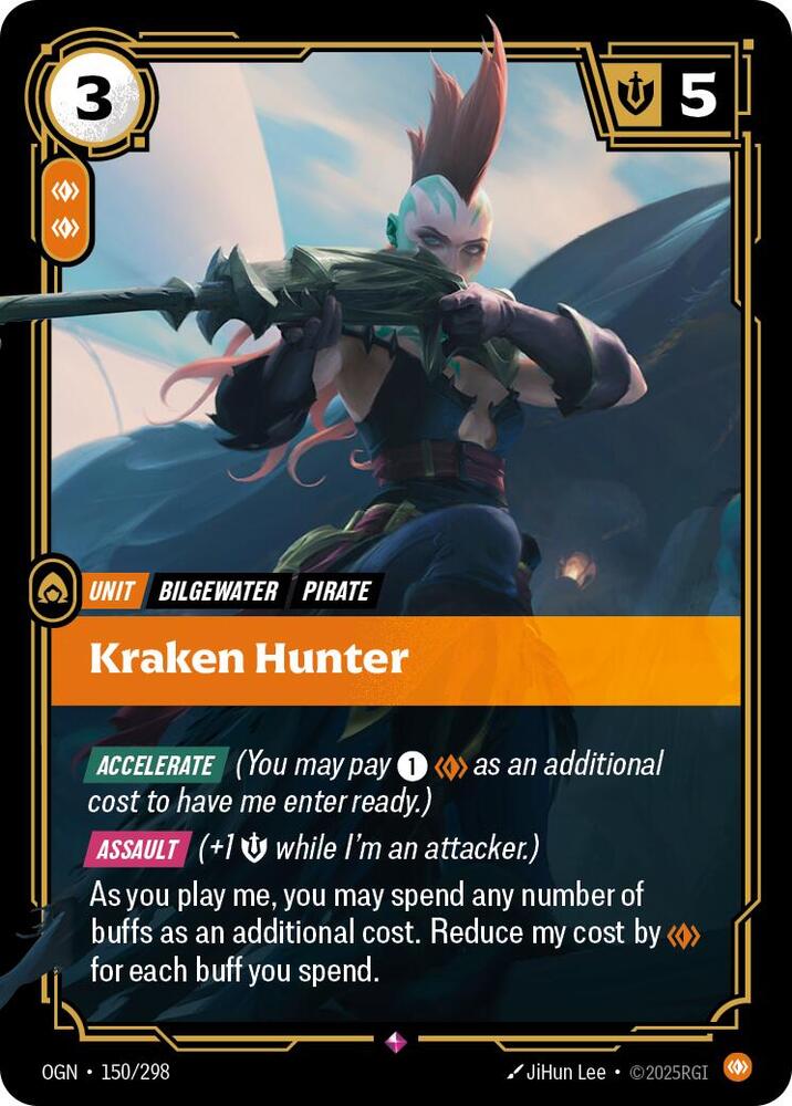 Kraken Hunter, Origins 150/298