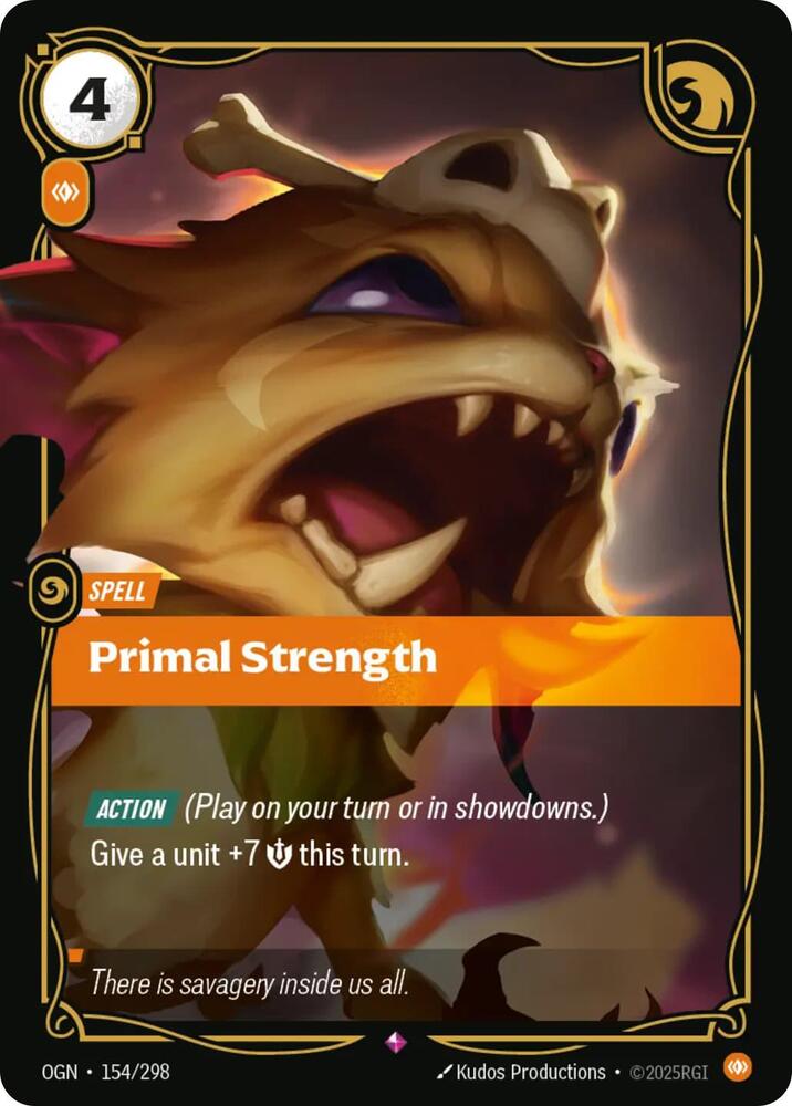 Primal Strength, Origins 154/298