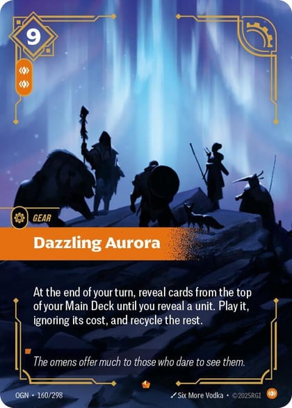 Dazzling Aurora, Origins 160/298