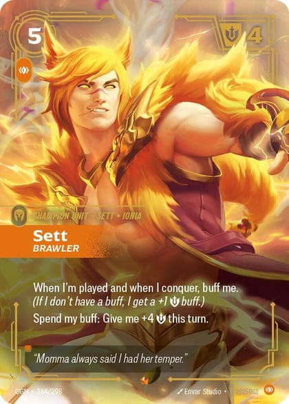 Sett - Brawler, Origins 164/298