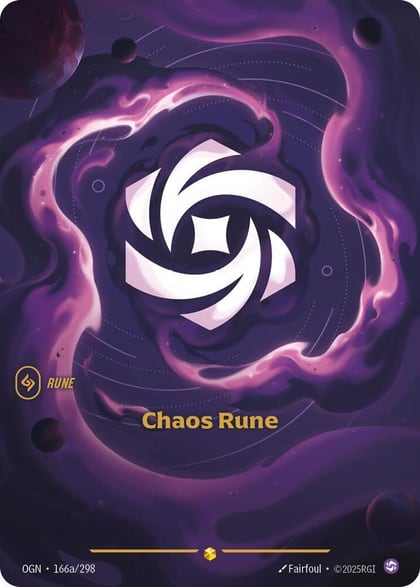 Chaos Rune (Alternate Art), Origins 166a/298