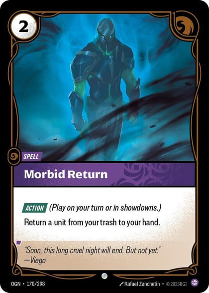 Morbid Return, Origins 170/298