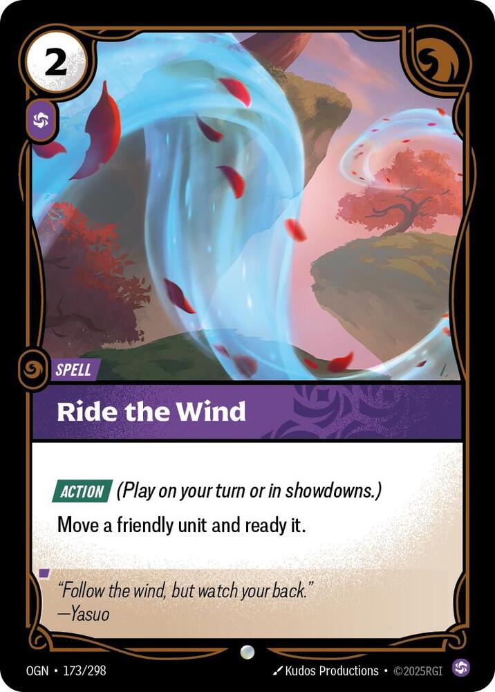 Ride The Wind, Origins 173/298