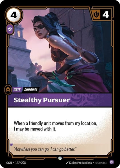 Stealthy Pursuer, Origins 177/298