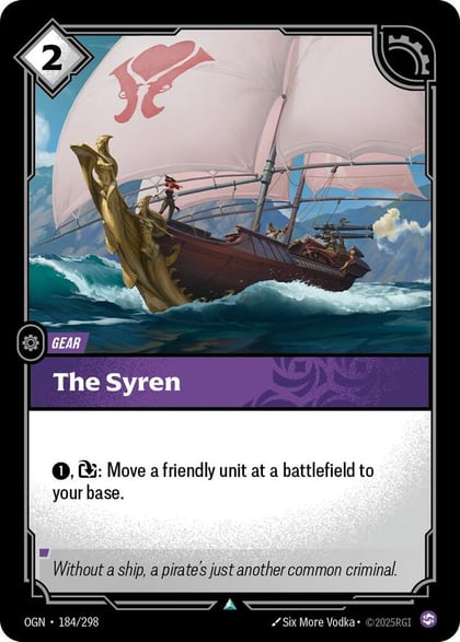 The Syren, Origins 184/298