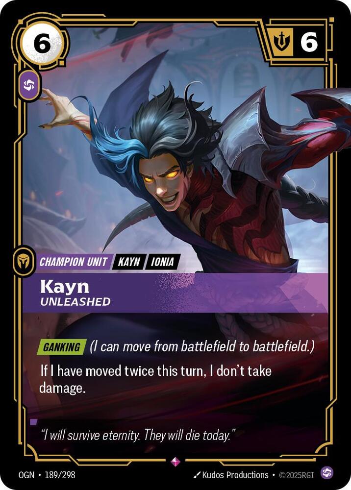 Kayn - Unleashed, Origins 189/298