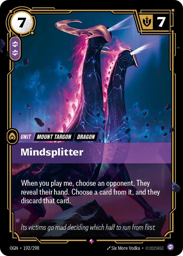 Mindsplitter, Origins 192/298