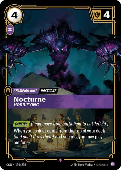 Nocturne - Horrifying, Origins 194/298