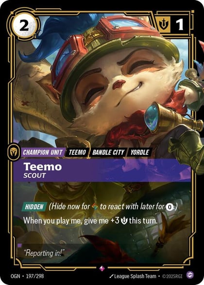 Teemo - Scout, Origins 197/298
