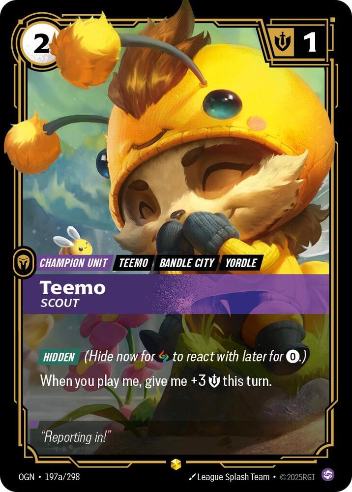Teemo - Scout (Alternate Art), Origins 197a/298