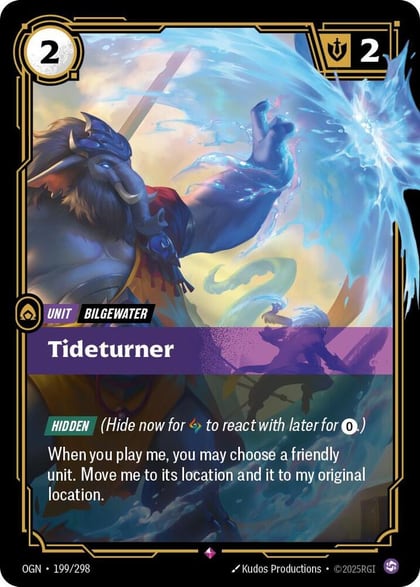 Tideturner, Origins 199/298