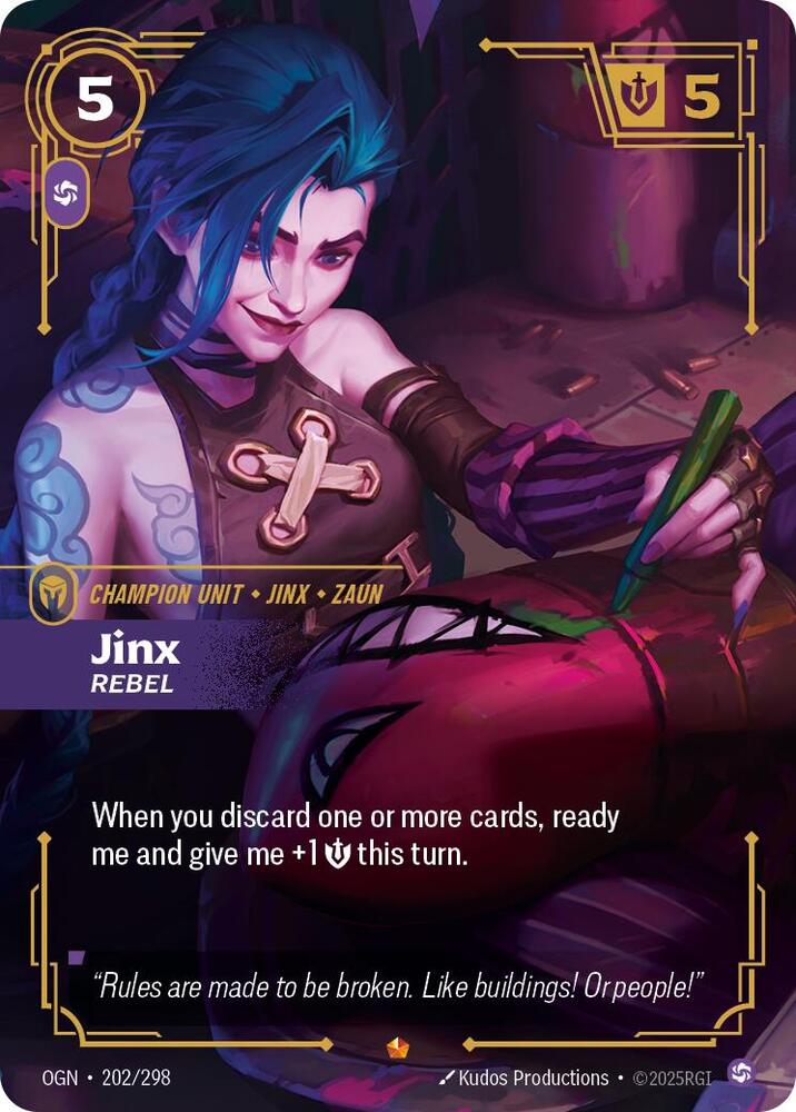 Jinx - Rebel, Origins 202/298